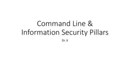 Command Line & Information Security Pillars