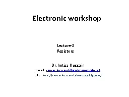 Electronic workshop
