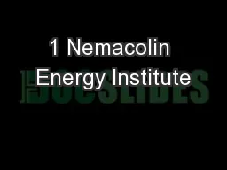 1 Nemacolin Energy Institute