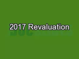 2017 Revaluation