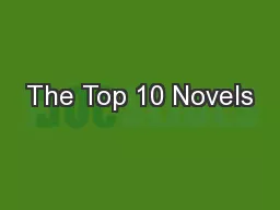 The Top 10 Novels