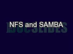 NFS and SAMBA