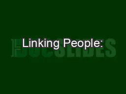 Linking People: