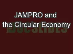JAMPRO and the Circular Economy
