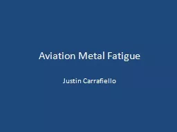 Aviation Metal Fatigue