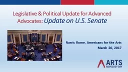 Legislative & Political Update for Advanced Advocates: