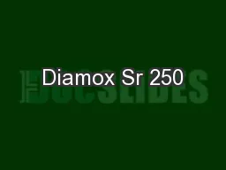 Diamox Sr 250