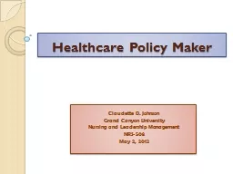 Healthcare Policy Maker