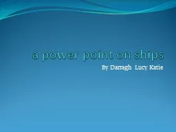 a power point on ships