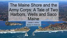 The Maine Shore and the Army Corps: A Tale of Two Harbors,