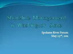 Shoreline Management in Washington State