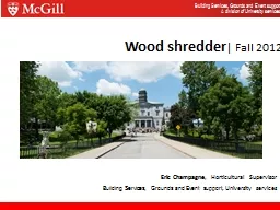 Wood shredder