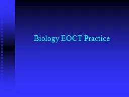 Biology EOCT Practice
