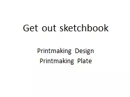 Get out sketchbook
