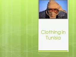 Clothing in Tunisia