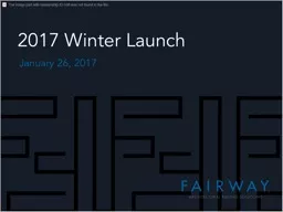 2017 Winter Launch
