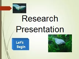 Research Presentation