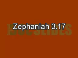 Zephaniah 3.17