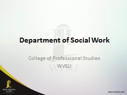 Department of Social Work