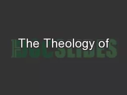 The Theology of