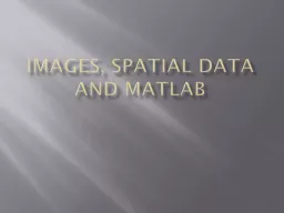 Images, spatial data  and