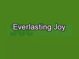 Everlasting Joy