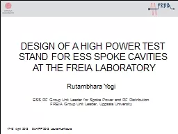 DESIGN OF A HIGH POWER TEST