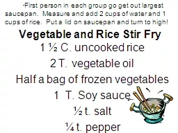 Vegetable and Rice Stir Fry