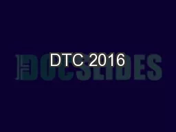 DTC 2016
