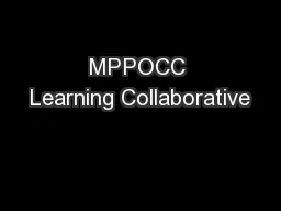 MPPOCC Learning Collaborative