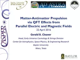 Matter-Antimatter Propulsion