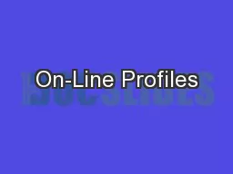 On-Line Profiles