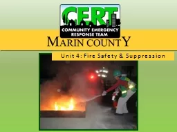 Unit 4: Fire Safety