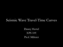 Seismic Wave Travel-Time Curves
