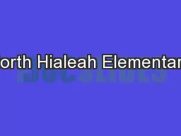 North Hialeah Elementary