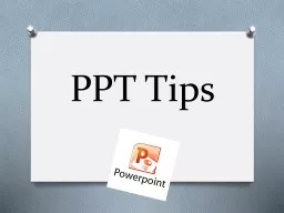 PPT Tips