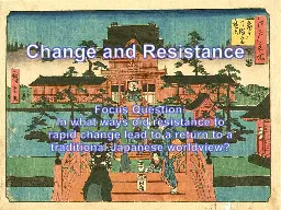 Change and Resistance