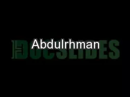 Abdulrhman