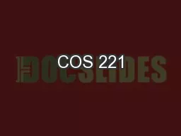 COS 221