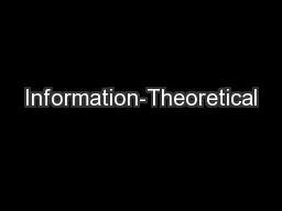 Information-Theoretical