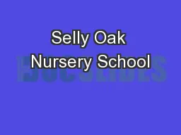 Selly Oak Nursery School