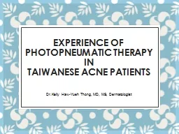 Experience of Photopneumatic Therapy in