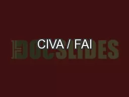 CIVA / FAI