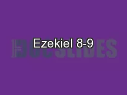 Ezekiel 8-9