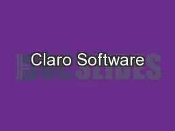 Claro Software