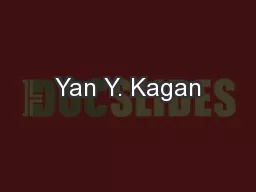 Yan Y. Kagan