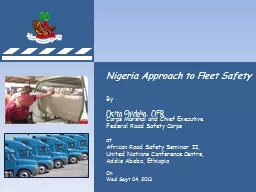 1 Nigeria Approach to Fleet Safety