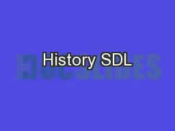 History SDL