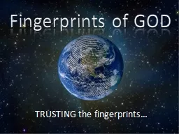 Fingerprints of GOD