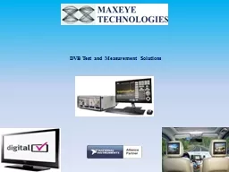 DVB Test and Measurement Solutions